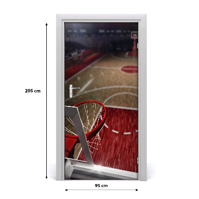 Fototapeta samolepící dveře basketbal hřiště