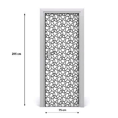 Fototapeta na dveře geometrické pozadí