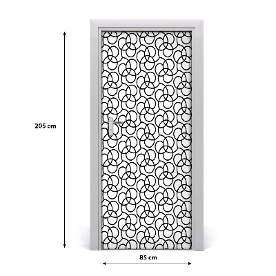 Fototapeta na dveře geometrické pozadí