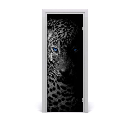 Samolepící fototapeta na dveře Leopard