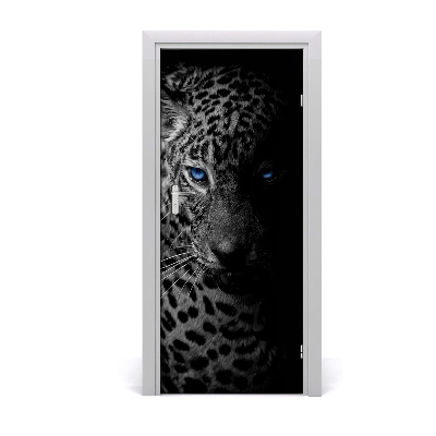 Samolepící fototapeta na dveře Leopard