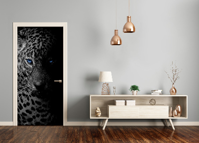 Samolepící fototapeta na dveře Leopard