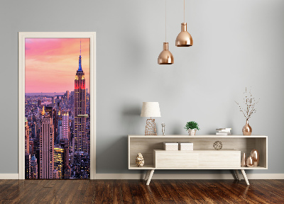 Fototapeta samolepící na dveře New York zachód