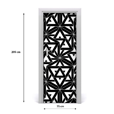 Fototapeta na dveře geometrické pozadí
