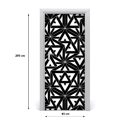 Fototapeta na dveře geometrické pozadí