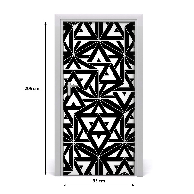 Fototapeta na dveře geometrické pozadí