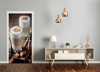 Fototapeta na dveře samolepící káva latte