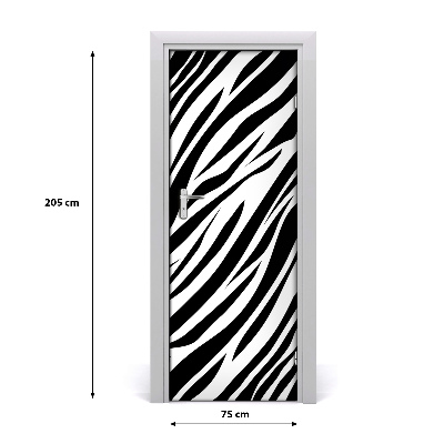 Fototapeta na dveře zebra pozadí