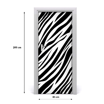 Fototapeta na dveře zebra pozadí