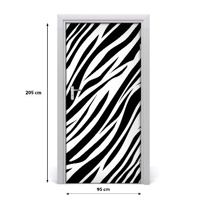 Fototapeta na dveře zebra pozadí