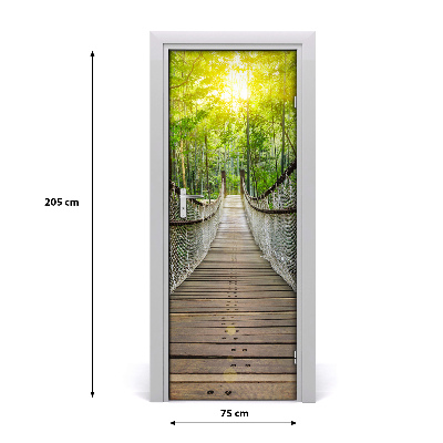 Fototapeta na dveře visací most