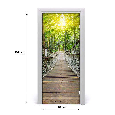 Fototapeta na dveře visací most