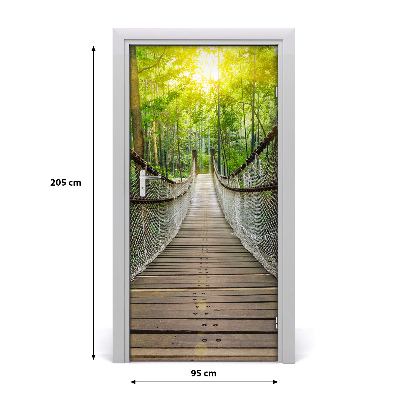 Fototapeta na dveře visací most