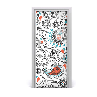 Samolepící fototapeta na dveře Ornamenty