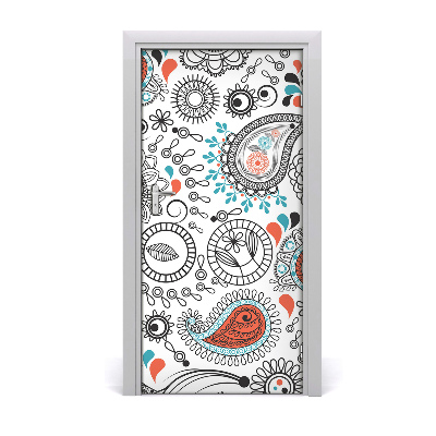 Samolepící fototapeta na dveře Ornamenty