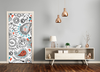 Samolepící fototapeta na dveře Ornamenty