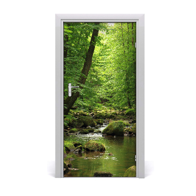 Fototapeta na dveře řeka v lese