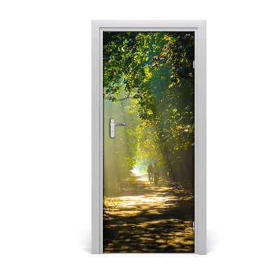 Fototapeta na dveře stezka v lese