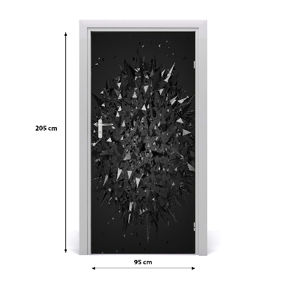 Samolepící fototapeta na dveře Abstrakce 3D