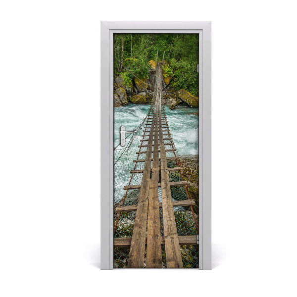 Fototapeta na dveře visací most