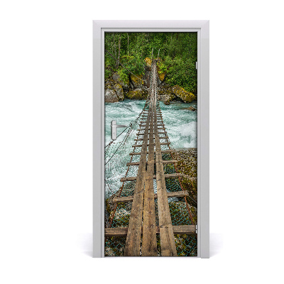 Fototapeta na dveře visací most
