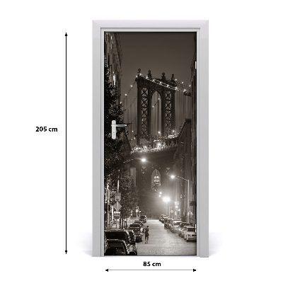 Fototapeta samolepící dveře Manhattan New York