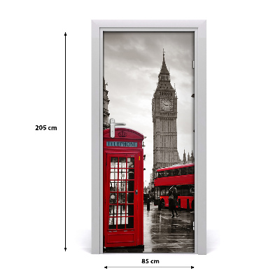 Fototapeta samolepící na dveře Big Ben Londýn