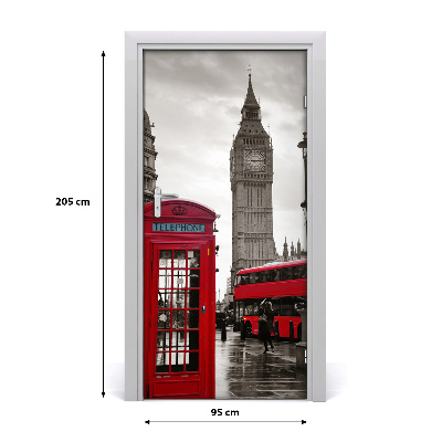 Fototapeta samolepící na dveře Big Ben Londýn