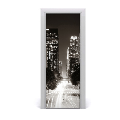 Fototapeta samolepící na dveře Los Angeles noc