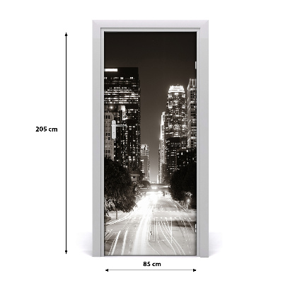 Fototapeta samolepící na dveře Los Angeles noc