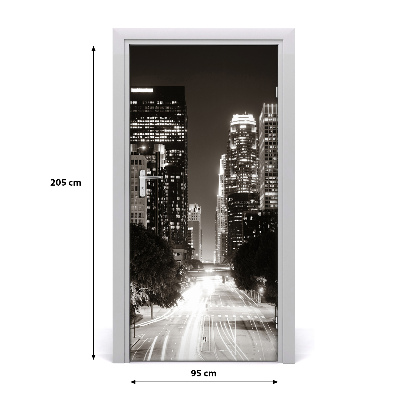 Fototapeta samolepící na dveře Los Angeles noc