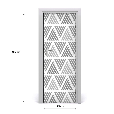 Fototapeta na dveře geometrické pozadí