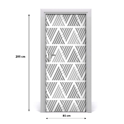 Fototapeta na dveře geometrické pozadí