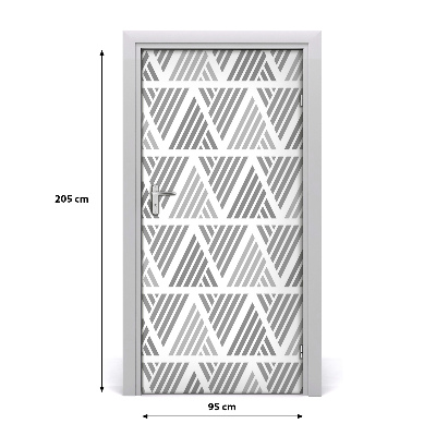 Fototapeta na dveře geometrické pozadí