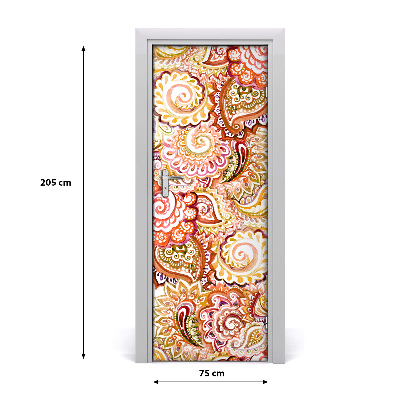 Samolepící fototapeta na dveře Ornamenty