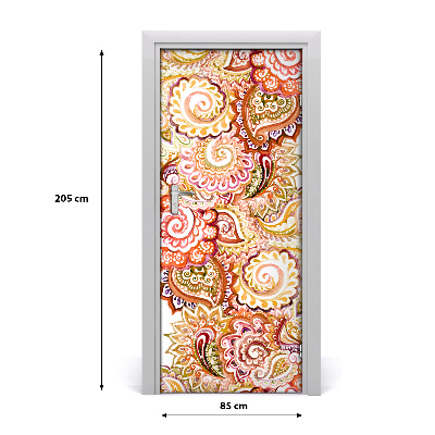 Samolepící fototapeta na dveře Ornamenty
