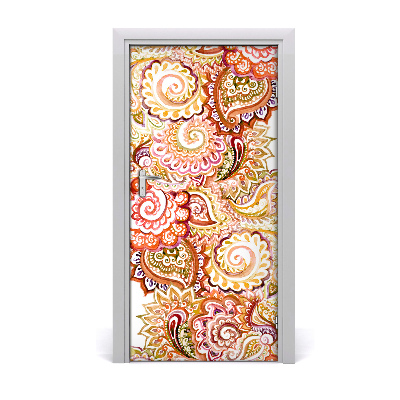 Samolepící fototapeta na dveře Ornamenty