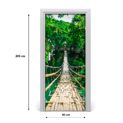Fototapeta na dveře visací most