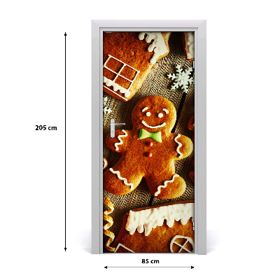 Samolepící fototapeta na dveře Perník