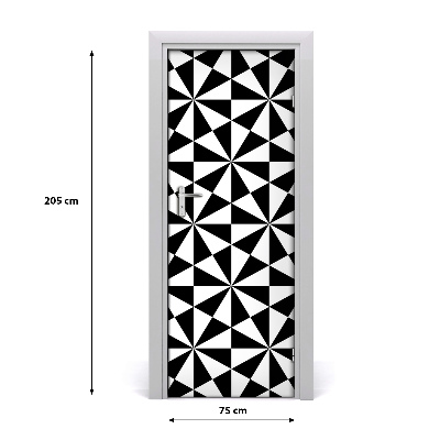 Fototapeta na dveře geometrické pozadí