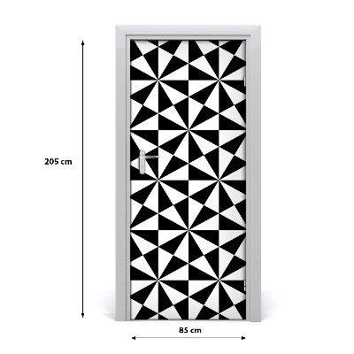 Fototapeta na dveře geometrické pozadí