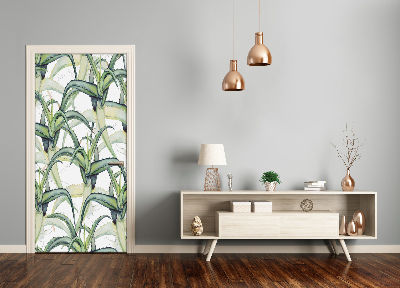 Samolepící fototapeta na dveře Aloes