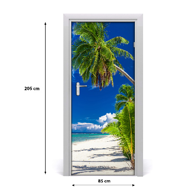 Fototapeta na dveře tropická pláž