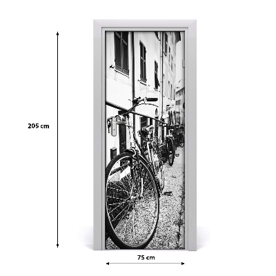 Fototapeta samolepící na dveře Městská kola