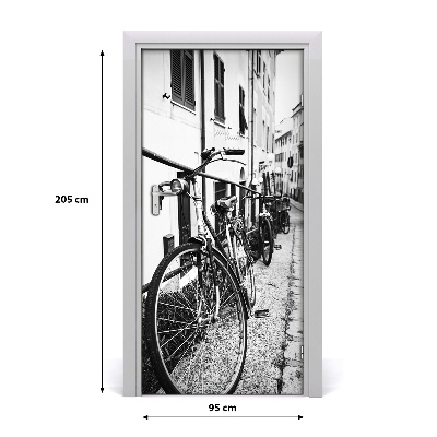 Fototapeta samolepící na dveře Městská kola
