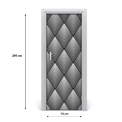 Fototapeta na dveře geometrické pozadí
