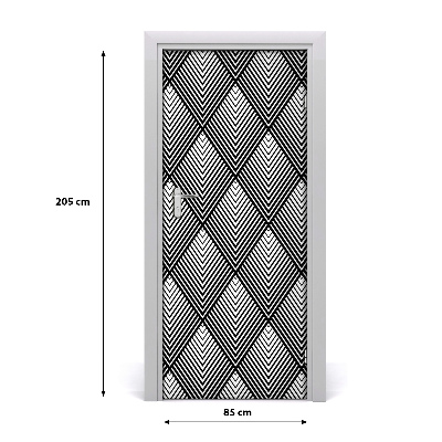 Fototapeta na dveře geometrické pozadí