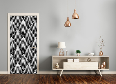 Fototapeta na dveře geometrické pozadí