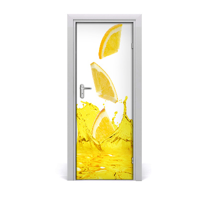 Fototapeta na dveře samolepící citronová šťáva