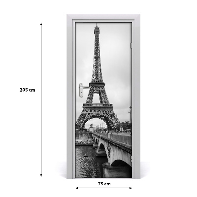 Fototapeta samolepící na dveře Eiffelova věž